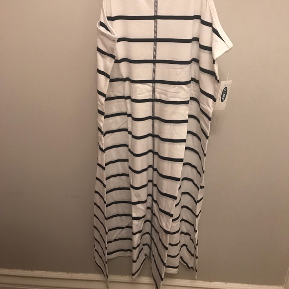 Old Navy Striped Midi Dress - Picture 2 of 4